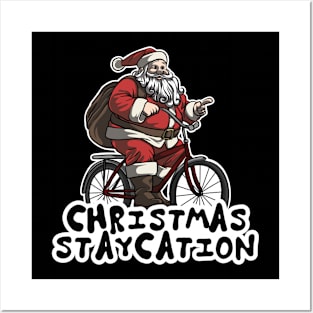 Funny Christmas Staycation Posters and Art